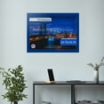 thumbnail image 4 of ArtToFrames 26.75x19.75 Inch - 68x50 CM Blue Puzzle Frame for 1000 piece Puzzles.1.38 Inch Custom Wood Puzzle Frames, Blue - Comes with Economy Acrylic, 4 of 6