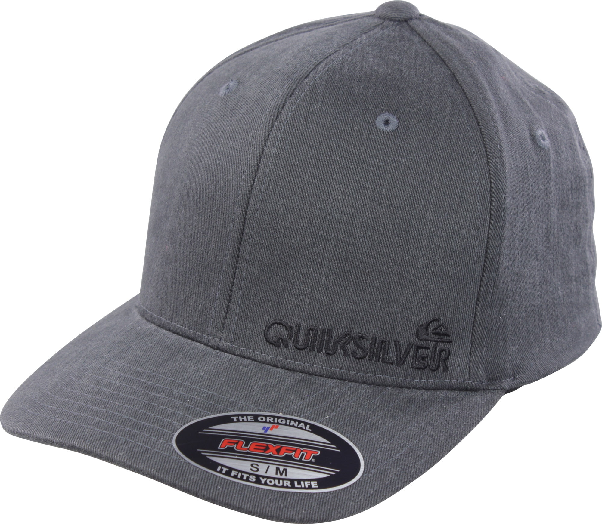 Quiksilver Quiksilver Mens Sidestay Flexfit Hat Medium Gray Heather