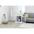 thumbnail image 3 of TRIXIE 38.7" Dog Crate, Wooden Indoor Kennel Furniture for Large Dogs Up to 66 lb, White, 3 of 9