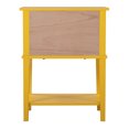 thumbnail image 5 of Glory Furniture Newton Contemporary Wood Side Table Nightstand, Yellow, 5 of 7