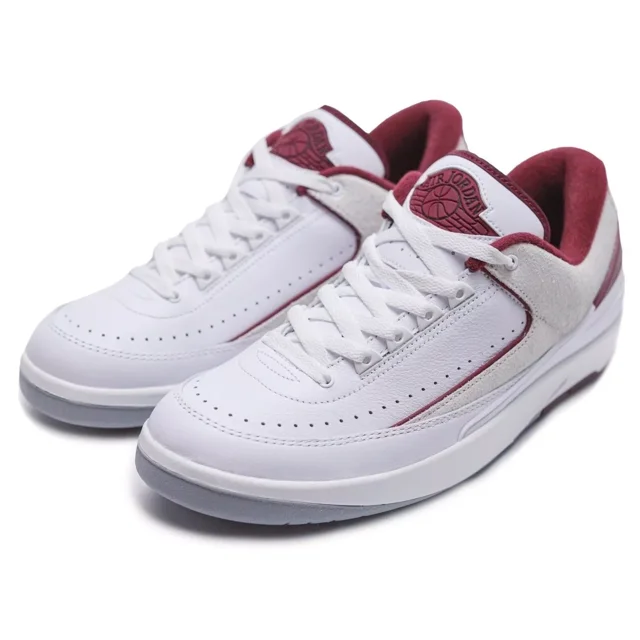 Ni - ke Air Jordan 2 Retro Low Top Cherrywood Edition White Sneakers Retro Trainers Men