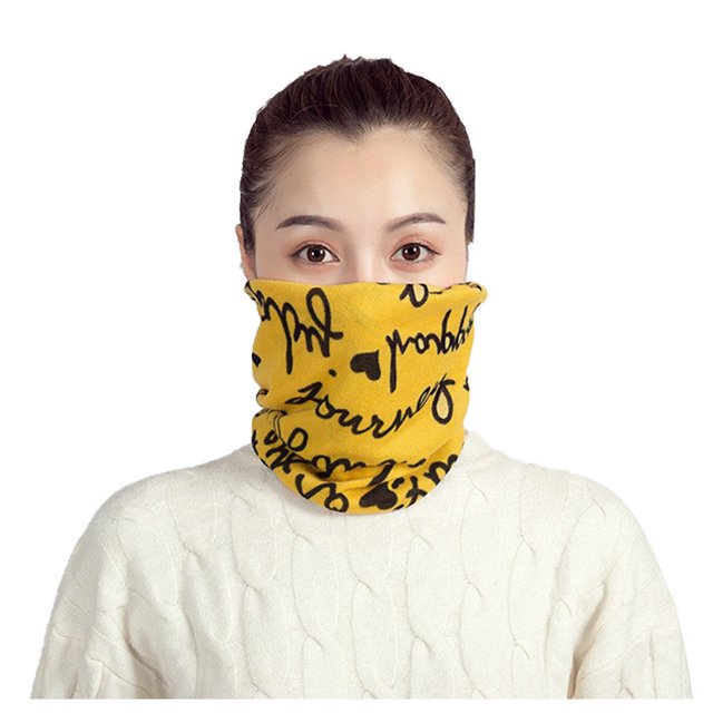 Under $5 Scarf Multi-color Multifunctional Bib Women's Hedging Autumn and Winter Cold Protection Neck Wild