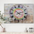 thumbnail image 2 of Designart 'Rainbow Reflect Mood' Oversized Cottage Wall Clock, 2 of 3