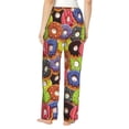 thumbnail image 3 of Pajama Pants Women, Donut Print No.9054 Sweatpants Soft Sleep Lounge Pants, Casual PJ Bottoms Pants with Pockets, 3 of 5