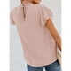thumbnail image 5 of Women's Tops, Loose Women's Short Sleeve Shirts Soft Pompon Crochet For Outdoor Activities ANGGREK AH2989, 5 of 5