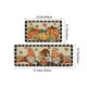 thumbnail image 3 of Juego de 2 Tapetes de Otoño con Diseño de Calabaza y Hoja de Arce | Felpudos Antideslizantes de Poliéster con Decoración Otoñal | Alfombras para Interior y Exterior de Halloween, Acción de Gracias |, 3 of 6