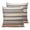 Brown Off-White, variant on 14x14 Pillow Covers Set of 2, Brown Beige Stripes Throw Pillow Covers Decorative Couch Cushion Case, Geometric Painting Neutral Textured Microfiber Square Pillowcases for Bedroom Car Living Room