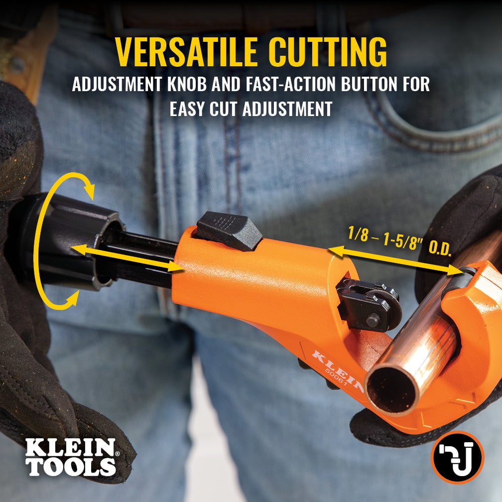 Klein Tools Quick-Adjust Tubing Cutter, 1-5/8"
