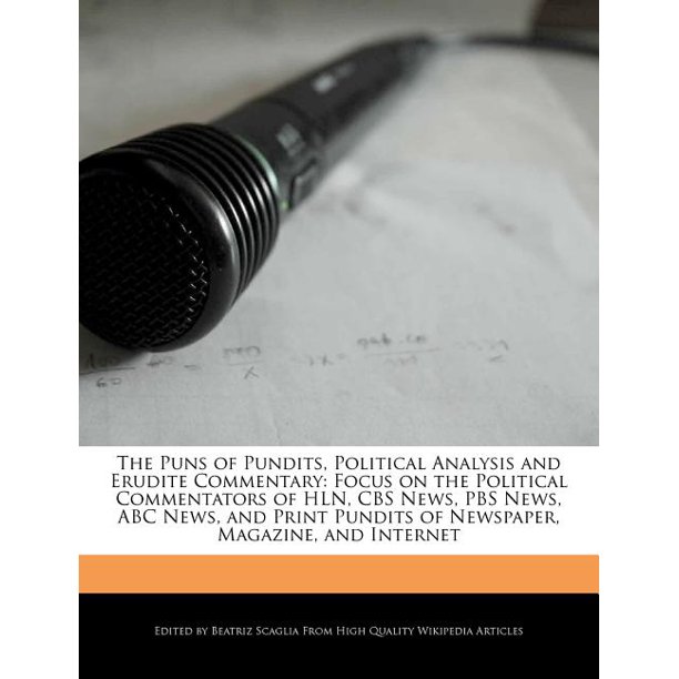 The Puns Of Pundits Political Analysis And Erudite Commentary Focus On The Political Commentators Of Hln Cbs News Pbs News Abc News And Print Pundits Of Newspaper Magazine And Internet