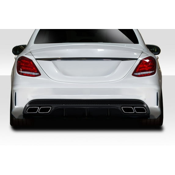 2015-2021 Mercedes C Class W205 Duraflex C63 Look Rear Diffuser - 1 Piece ( For AMG Bumper only) (S)