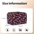 thumbnail image 4 of KLL Halloween Gnomes1 Print 2 Slice Toaster Dust Covers Kitchen Small Appliance Cover with 2 Pockets,Can hold Jam Spreader Knife & Toaster Tongs (11.4 x 7.9 x 7.5), 4 of 6