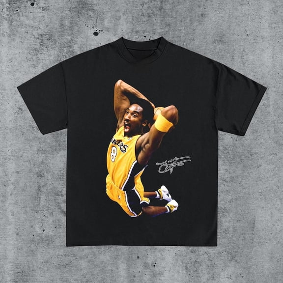 Vintage 90s KB Bryant Slam Shirt Retro Classic Graphic Tee Bootleg Bestseller Unisex Sport Gift