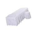 thumbnail image 1 of fastboy Soft Beauty Massage Bed Sheet With Pillowcase and Stool Cover White, 1 of 9