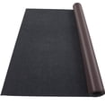thumbnail image 1 of 6 × 29.5ft Boat Carpet, Waterproof Indoor Outdoor Carpet with Anti-Slide Backing Marine Grade Boat Carpet Cuttable Patio Rugs Deck Rug, Black, 1 of 7