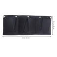 thumbnail image 2 of LOLIPPYY 2Ud Bolsa De Plantación De Pared En Fieltro Negro Para Jardín Vertical Con 4 Bolsillos, 2 of 8