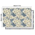 thumbnail image 6 of Pioneer Flower Floral Print Pattern Summer Placemats Table Placemats Set Of 4-Linen Kitchen Washable Placemats Table Mats 12x18 Inch Non-Slip Heat Resistant, 6 of 6