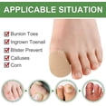 thumbnail image 2 of Paquete de 10 tapones para los dedos, tubos protectores para los dedos de los pies, Gel, 2 of 4