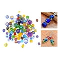 thumbnail image 3 of Tiny Glass Beads Mixed Colors Mosaic Glass Spacer Loose Beads Handmade Flower Ptern lamp Beads for Jewelry Making, 3 of 10