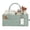 Sage Green (Heathered Sage Green), variant on Diaper Caddy for Nursery and Car – Storage Bin Organizer for Diapers and Baby Wipes