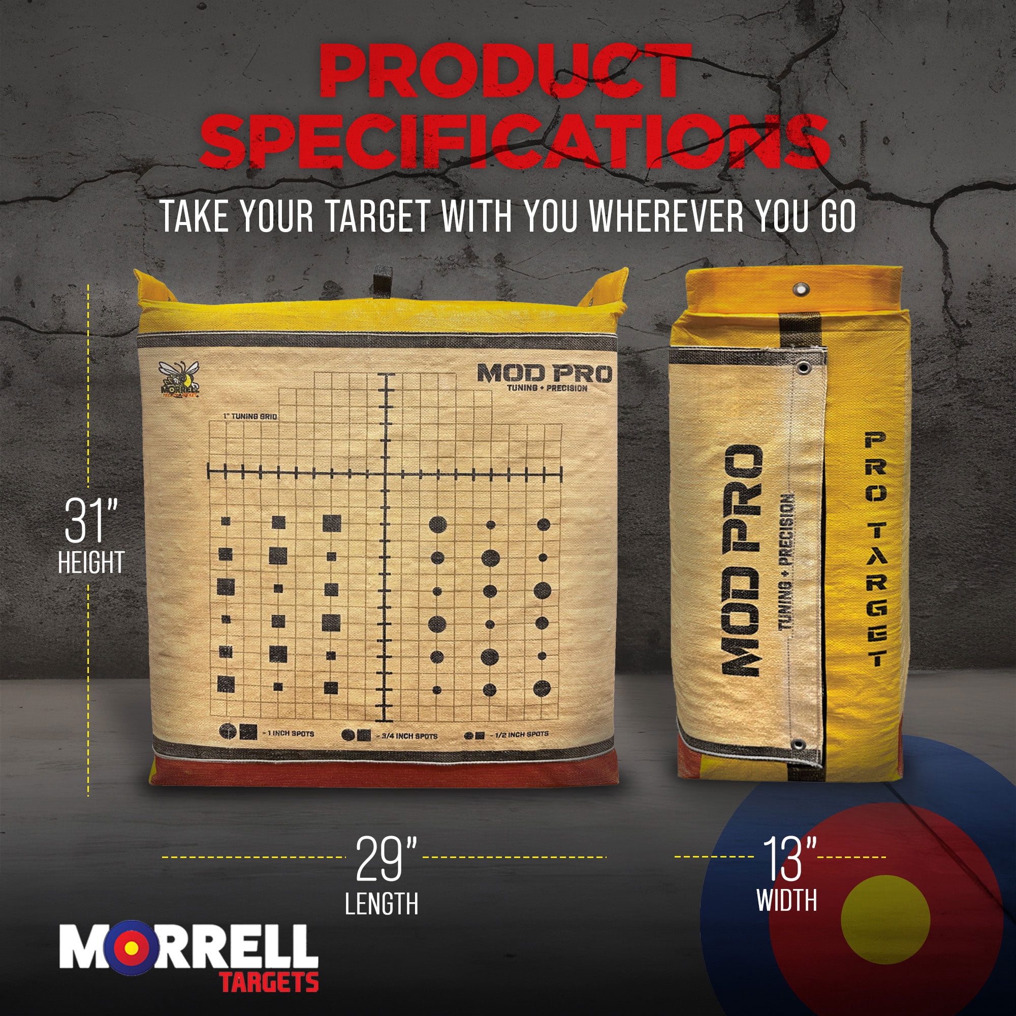 Morrell Yellow Jacket MOD Pro w/ E-Z Tote Handles & Precision Wrap, 2 Pack