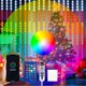 thumbnail image 1 of HXWEIYE 300LED Luces de Cortina de Hadas para Dormitorio Blanco Cálido, 3mx3m 8 Modos Enchufe USB en Ventana Luces LED Colgantes de Navidad con Control Remoto para Telón de Fondo Boda Fiesta Hogar Jar, 1 of 4