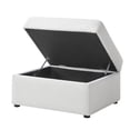 thumbnail image 4 of Comfort Pointe Chandler Ivory Performance Fabric Storage Ottoman, 4 of 7