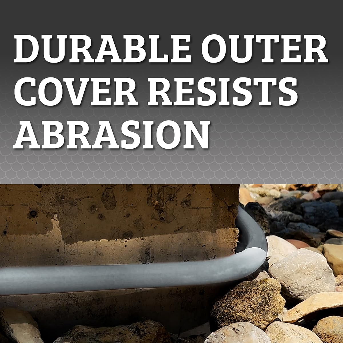 Colors Swivelgrip Garden Hose 5/8 In. X 10 Ft.  Lightweight All-weather Water Durable And Flexible Leak-free Connections Slate Grey