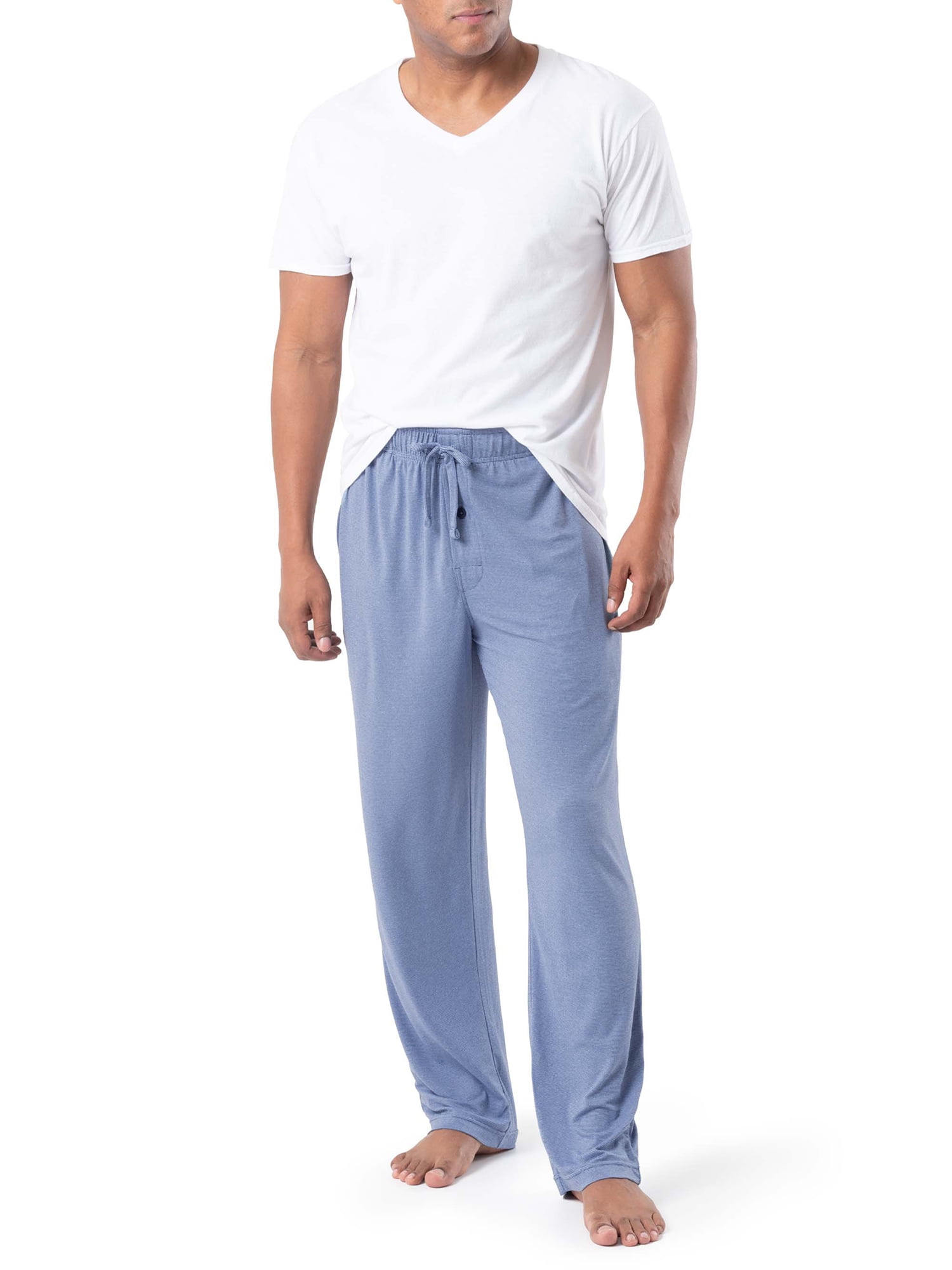 George Men's and Big Men's Feed Stripe Knit Sleep Pajama