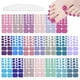 thumbnail image 1 of YECIRALA 20 hojas 440 piezas pegatinas para uñas de los pies para mujeres envolturas de uñas para dedos de los pies tiras de esmalte de uñas pegatinas para uñas de los pies tiras de uñas de gel tiras, 1 of 5