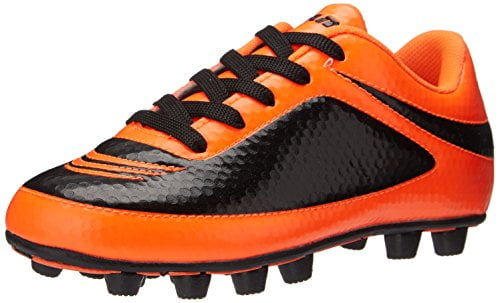 kids orange soccer cleats