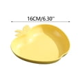 thumbnail image 3 of Apple Shaped Dinner Plates, Wheat Straw Style Reusable Serving Plates, Microwave and Dishwasher Safe Food Plates With Rounded Edges, Lightweight Tableware for Kitchen, Camping, Snacks and Desserts, 3 of 9