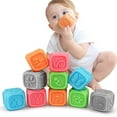 thumbnail image 2 of Juguetes para bebés de 0 3 6 12 meses, bloques de construcción suaves para bebés para niños pequeños, juguetes para niños educativos para bebés Ormromra LN-1021, 2 of 6