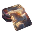 thumbnail image 4 of Disketp Rainbow Cloud White Horse Estuche de Lápices de Doble Capa con Tapa Abatible y Cremallera, Organizador Escolar para Adolescentes y Adultos, 4 of 7