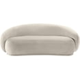 thumbnail image 3 of Meridian Furniture Emery Cream Velvet Loveseat, 3 of 10