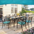 thumbnail image 3 of 3 Pack 100% Waterproof Patio Sofa Cushion Covers, Stretch Outdoor/Indoor Individual Seat Cushion Cover Furniture Protector Sofa Slipcover, Dark Green, 3 of 9