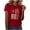 a001 Red, variant on FchengtaiS 250 Anniversary USA Shirt Women 4th of July Shirts Graphic Loose Tops Crew Neck Short Sleeve Pullover Tunics 250th Birthday T-Shirt Patriotic Shirts Tops Green L