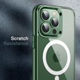 thumbnail image 7 of JETech Magnetic Case for iPhone 13 Pro 6.1-Inch Compatible with MagSafe Wireless Charging, Shockproof Phone Bumper Cover, Anti-Scratch Clear Back (Alpine Green), 7 of 7