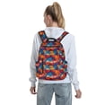 thumbnail image 5 of Yiaed Colorful Hawaii Palms Print Lightweight Backpack Travel Backpacks Hiking Daypack for Women Men, 5 of 5