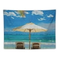 thumbnail image 5 of Patifu Beach Vacation Tapestry Wall Hanging Unique Style Graphic Tapestries for Home Wall Decor Art Living Room Bedroom Farmhouse Dorm 60x50inch, 5 of 6