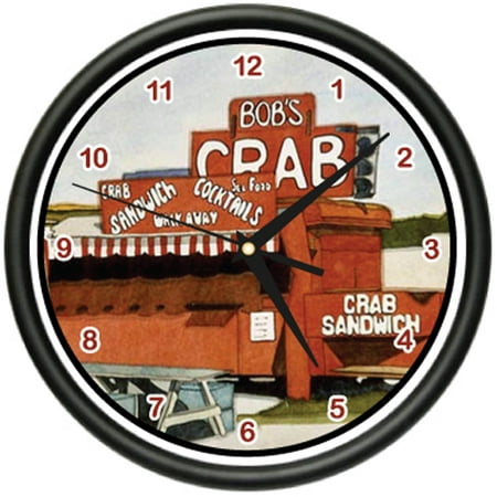 Restaurant Decor - ALOHA TIKI BAR Wall Clock cocktails drinks bamboo home lover collector gift