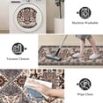 thumbnail image 4 of TECHVIDA Kitchen Rugs 3 Piece Set,Non Slip Machine Washable Kitchen Mats,Boho Vintage Abstract Kitchen Carpet for Farmhouse Living Room Hallway, 4 of 10