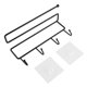 thumbnail image 4 of Dekaim Toallero de Hierro toallero Tijera Rollo de Papel Gancho Estante de Almacenamiento para baño Cocina(Negro), 4 of 5