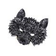 thumbnail image 1 of Máscara de animal jinwen de Halloween para adultos 23cmx25cm, 1 of 8