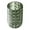 Green #0, variant on Plastic Toothbrush & Mouthwash Cup | Square Design for Bathroom & Travel | 10.7x7x7cm | Green, Brown, Clear Options | Set