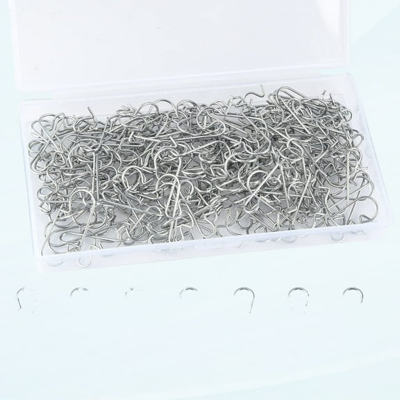 Christmas Ornament Hooks 200 Pcs Silver Stainless Steel Christmas Ornament Hooks Perfect for Art Craft Christmas Tree Decoration