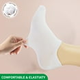 thumbnail image 2 of Mens No Show Socks, 8 Pairs Non Slip Ankle Socks for Men Low Cut Athletic Liner Sock for Loafer Flats Sneakers, 2 of 5