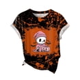thumbnail image 4 of T Shirts for Women Women Fashion Summer Printed Regular Women Short Sleeves Round Neck, 4 of 5