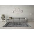 thumbnail image 3 of Ahgly Company Indoor Rectangle Abstract Gray Modern Area Rugs, 7' x 9', 3 of 4
