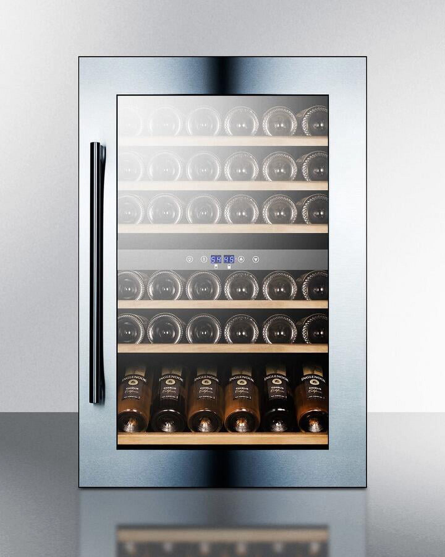 Summit 24-Inch 59 Bottle Built-In Dual Zone Wine Cellar / Cooler