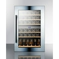 thumbnail image 2 of Summit 24-Inch 59 Bottle Built-In Dual Zone Wine Cellar / Cooler, 2 of 4